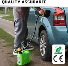 BYERN AUTO Automatic Fuel Transfer Pump with Auto-Stop, 3.2 GPM Cordless Gas Can