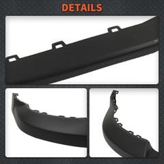 Primed Plastic Front Upper Bumper Cover Replacement for Silverado 1500 2014-2015