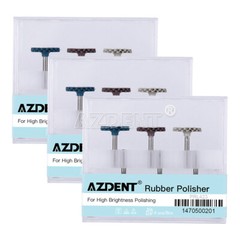 Dental Polishing Kit Diamond Rubber Polisher Composite Resin Base For Handpiece