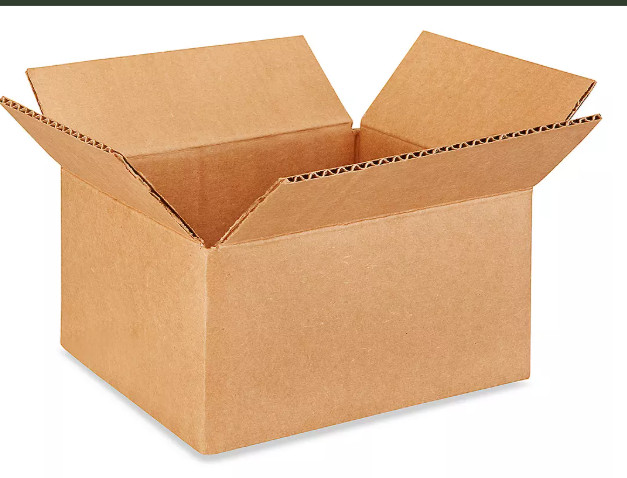 25 8x6x4 Corrugated Cardboard Shipping Boxes 200lb Test Small Moving Storage