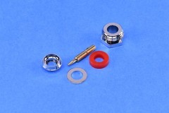Pasternack N Type Connector Plug Male Pin 50Ohms Free Hanging Solder PE4081