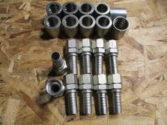 10-Pack Gates Hydraulic Hose Fittings 12GS-12FJX Female JIC 37° Swivel OEM | New