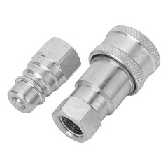 Hydraulic Quick Coupler Male And Female 1/4in NPT Quick Connect Fittings
