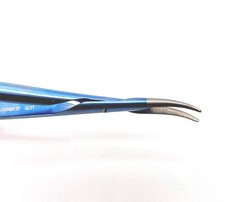 Scanlan 3003-174 Jacobson Micro Needle Holder Curved Diamond Dust Titanium