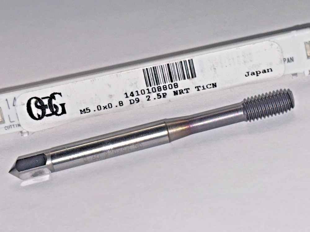 OSG M5 x 0.8 D9 2.5P NRT HY-PRO ROLL THREAD FORMING TAP COBALT TICN 1410108808