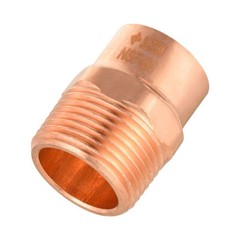 10 PCS EFIELD 3/4″ C x 3/4″ MNPT Copper Male Adapter Fittings, Lead Free