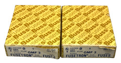 Lot of 2x Buss FuseTron GMF 3 Dual-Element Fuses 5pcs (10pcs total)