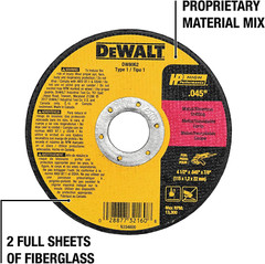4-1/2 Inch Cut-Off Wheel, Angle Grinder Cutting Disc, General Purpose, 5-Pack (D