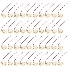 35 PCS Piezoelectric Sounder Buzzer Speaker Contact Microphone Trigger