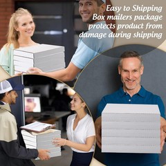 100 45 RPM Premium Record Mailers Book Box Variable Depth Shipping Mailer