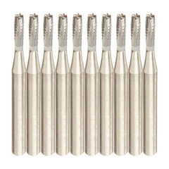 100X FG 557 Carbide Burs – Friction Grip for High-Speed Handpieces, Midwest Type