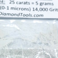 TechDiamondTools Diamond Powder 14,000 Grit 0-1 Microns – 25cts = 5 Grams