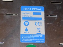 Biomet FC-51 3i Foot Pedal for NSK XT Console System Controller Unit Made Japan