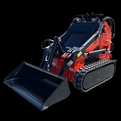 AGT LRT23 1 Ton Mini Skid Steer Loader with RATO R740 Engine Stand Behind