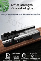 Large Electric Hot-Melt Glue Book Binding Machine (Desktop Model)
