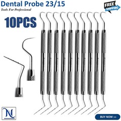 Dental Perio Explorer 23 Probe UNC 15 Color Marking Diagnostic Double Ended Tool