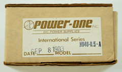 NOS Power-One International Series HB48-.5-A Power Supply 48VDC at 0.5AMP