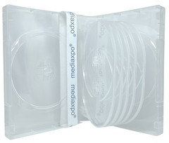 25 Clear 12 Disc DVD Cases & 100 OPP Bags