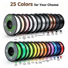 PETG Filament 12 Roll Bundle 1.75mm 0.03mm Accuracy 12KG Multicolor CHCKX Blue