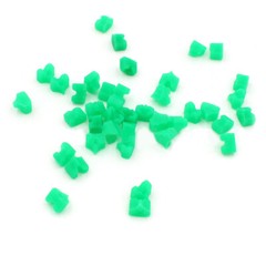 40Pcs Dental Silicone Add-On Wedges Disposable Delta Tine Wedges for Orthodontic