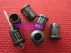 1000pcs, New 5mm Black Plastic LED Hoder Holders Clips Bezels Mounts for 5mm Led