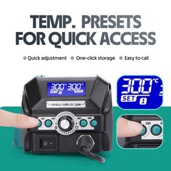 YIHUA 939D+ III EVO 110W Digital Soldering Station Dual LCD Display High-Power