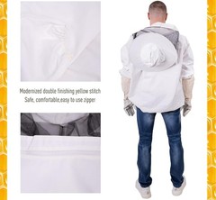 Beekeeping Jacket Hat Gloves Set for Men Women, Beekeeping Size L