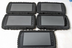 LOT OF 5 COMMERCIAL ANDROID TABLET MDT7P-01 FLEET VEHICLE TRACKING PARTS ONLY