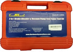 HFS(R) 2in 1 Brake Bleeder Kit Hand held Vacuum Pump Test Set for Automotive