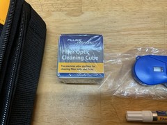 Fluke NFC-KIT-CASE-E Fiber Optic Cleaning Kit – QuickClean 1.25mm 2.5mm MPO