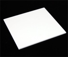 1/8″ (3mm) Solid White Acrylic Plexiglass Sheet Thick 12″x12″ White Board