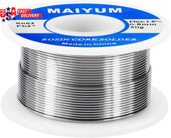 63-37 Tin Lead Rosin Core Solder Wire for Electrical Soldering (0.6Mm 50G)