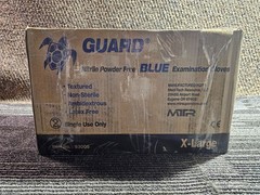 (QTY 1000) MTR Guard Nitrile Exam Glove 5 Mil Palm Powder-Free XL Blue 93005