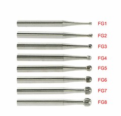 Dental Carbide Bur Friction Grip FG Round 557 330 For High Speed Handpiece A
