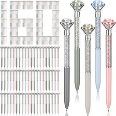 160 Pcs Diamond Ballpoint Pens Big Crystal Colorful Retractable Gem Rhineston…