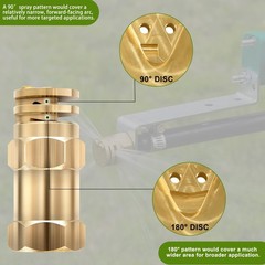 6542-1FBA Boomless Spray Nozzle For Agriculture, Lawn Care & General Watering
