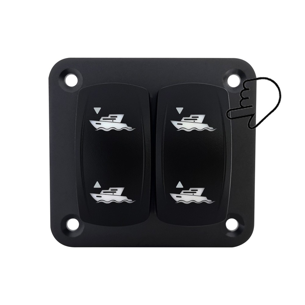 IP67 Trim Tabs Toggle Marine Switch Replacement Momentary 12V,Free shipping