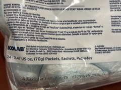 NIP Ecolab Power Pak Laundry Detergent 24 – 2.47 US Oz. (70 g) Packets