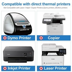 2000 4×6 Thermal Labels 1000/Stack, Thermal Labels 4×6 Fanfold with Rollo, Ze…