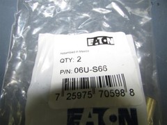 Bag of 2 New Eaton 06U-S66 NPT Straight Hydraulic Hose Fitting