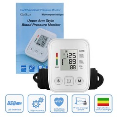 Digital Upper Arm Blood Pressure Monitor BP Cuff Gauge Heart Rate Machine Tester