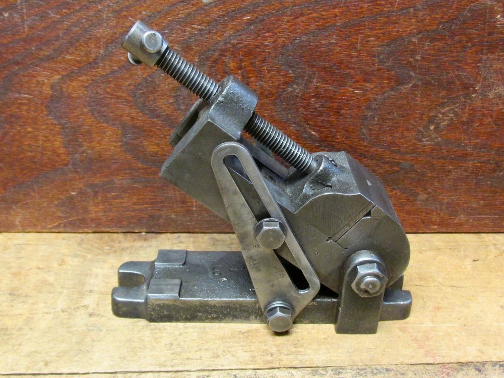 Small Vintage Palmgren No. X1 Tilting Machinist Drill Press Vise USA Tool