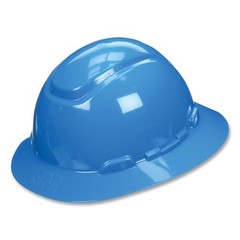 3M SecureFit H-800 Full-Brim Hard Hat with UVicator, Blue, One Size Fits Most