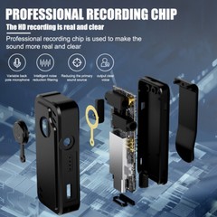 32GB Digital Audio Voice Activated Recorder Rechargeable Dictaphone MP3 Player