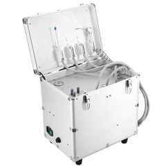 Unidad de entrega portatil succión de jeringa de compresor de aire dental 4 hoyo