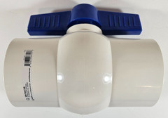 Homewerks Worldwide 3 in. Schedule 40 PVC Ball Valve Slip Joint VBV-P40-E10B
