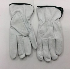 12 Pair Pack, Goat Skin Grain Leather Drivers, work safety gloves (PPE)