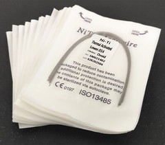 10 Packs Dental Orthodontic Thermal Activated Niti Round Arch Wires Ovoid Form