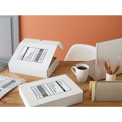 100-20000 Premium 8.5×5.5 Shipping Mailing Labels Half Sheet Self Adhesive
