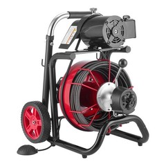 VEVOR Drain Cleaner Machine Electric Drain Auger 100FT x 1/2 Inch Auto Feed